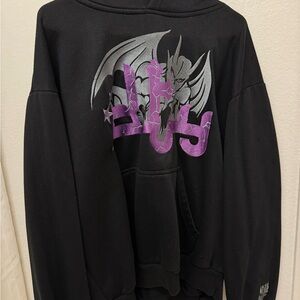 Black and Purple Hoodie